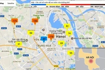 Không khí Hà Nội liên tiếp ở ngưỡng không an toàn