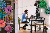 Kinh hãi vi khuẩn, nấm mốc lúc nhúc dưới kính hiển vi trong nhà