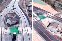 “Soi” ngôi nhà nằm giữa cao tốc vì gia chủ quyết không di dời