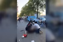 Hiện trường vụ lao xe vào đám đông tham gia lễ hội ở Canada