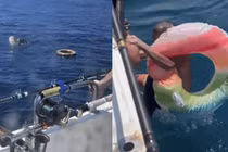 Ngủ quên trên phao bơi, người đàn ông trôi dạt giữa biển 19 tiếng