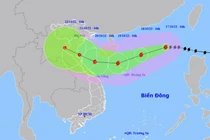 Bão số 6 giật cấp 14 cách quần đảo Hoàng Sa 720km