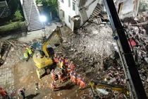 Sập nhà ở Trung Quốc, nhiều người thiệt mạng