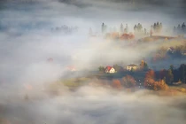 Mê đắm cảnh sắc vùng đất đẹp huyền ảo trong sương mù