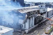 Cháy nhà máy ở Hàn Quốc, hàng chục người thiệt mạng