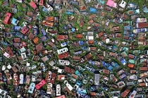 Loạt hình gây choáng về “nghĩa địa” ô tô khổng lồ ở Trung Quốc