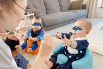 "Mỹ nữ 18+" Aoi Sora khoe quý tử sinh đôi lộ điều gây tò mò