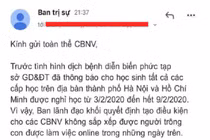 Một công ty cho nhân viên làm việc online để trông con nghỉ học vì dịch corona