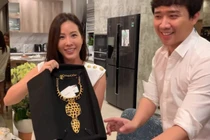 Hari Won dỗi hờn khi Trấn Thành tặng Hoa hậu Thu Hoài quà giá trị