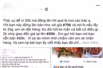 Rao một đằng tính tiền 1 nẻo: Bán hàng online khiến khách “chạy mất dép“