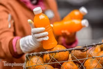 "Hốt bạc" nhờ vắt nước cam trên phố Hà Nội thời dịch Covid-19