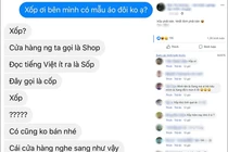 Khách gọi shop quần áo là 'xốp', chủ tiệm nổi giận hành động lạ