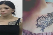 Phá án nhờ hình xăm đặc biệt trên vai của "hot girl" trộm xe máy