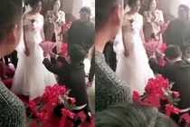 Mặc chú rể quỳ xuống cầu hôn, cô dâu từ chối ngay tại đám cưới