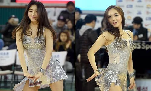 Dàn gái xinh cổ vũ bóng rổ Hàn Quốc gây sốt mạng