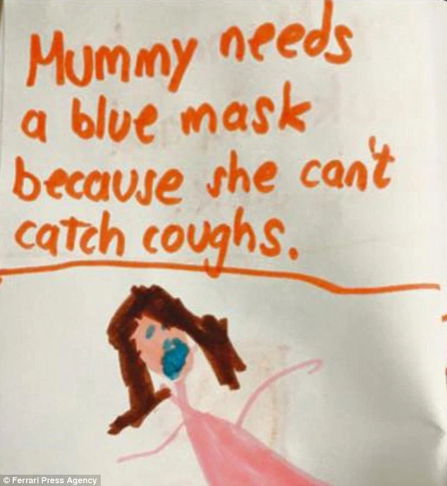 Cảm động các con vẽ tranh kể chuyện mẹ ung thư