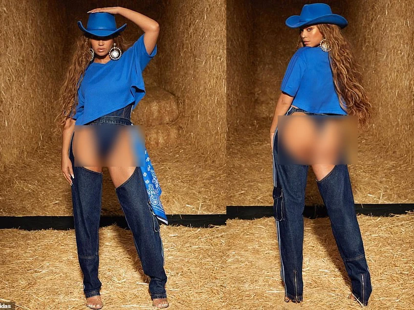 Beyconce gây “nhức mắt” với mẫu quần khoe nguyên khu vực nhạy cảm 