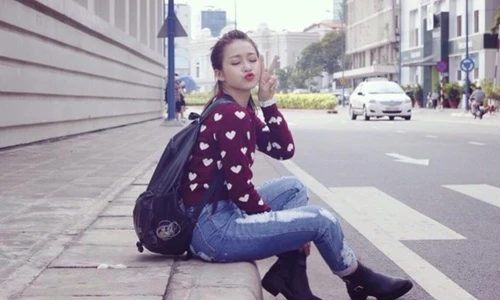 Trang phục họa tiết trái tim hút hồn chàng ngày Valentine