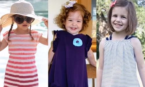 Cách may váy hè cho bé cực yêu từ đồ cũ của mẹ