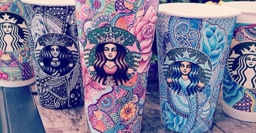 Ngắm những tác phẩm nghệ thuật trên cốc cà phê Starbucks