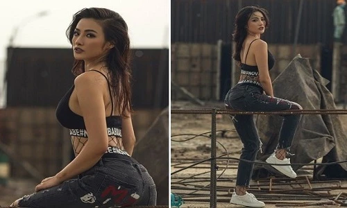 Muôn kiểu thời trang khoe cặp mông “siêu to khổng lồ” của mỹ nhân Việt 