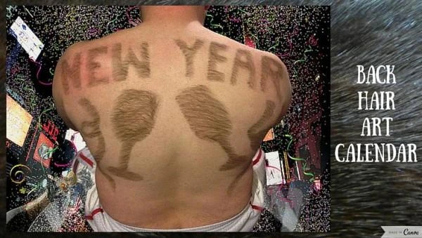 Hài hước những tác phẩm nghệ thuật từ lông trên cơ thể