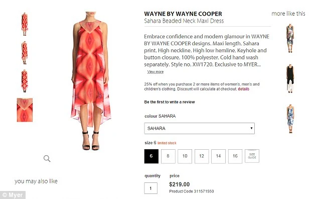 Sốt điên đảo vì chiếc váy in họa tiết giống vùng kín phụ nữ