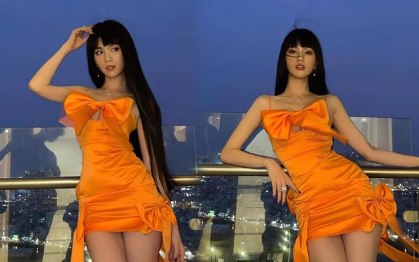 Đầu năm, nữ hoàng nội y Ngọc Trinh chơi trội, ăn mặc sexy hết nấc