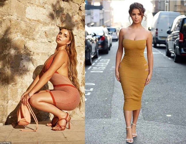 “Nữ hoàng nội y” Anh khoe 3 vòng “bỏng rẫy” với váy khoét cao