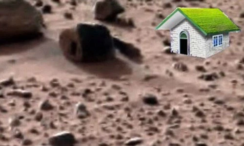 Sửng sốt ảnh nghi nhà người ngoài hành tinh trên sao Hỏa