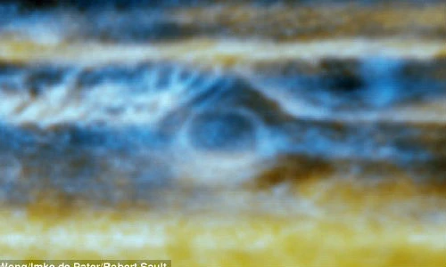 Ảnh 3D mây khí tung hoành trong khí quyển sao Mộc