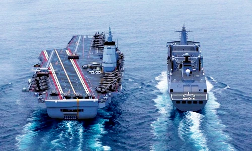 Điểm cộng trên mô hình tàu sân bay siêu khủng của Trung Quốc 