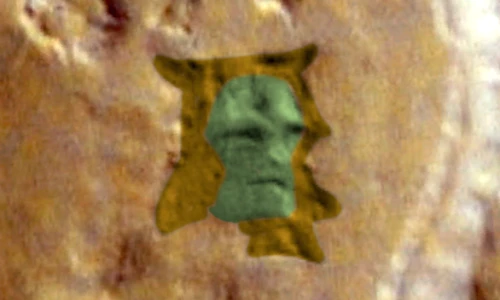 Rùng rợn mặt người ngoài hành tinh trên sao Hỏa