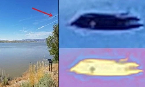 Xôn xao vật thể nghi UFO hình cá chao lượn trên bầu trời Mỹ