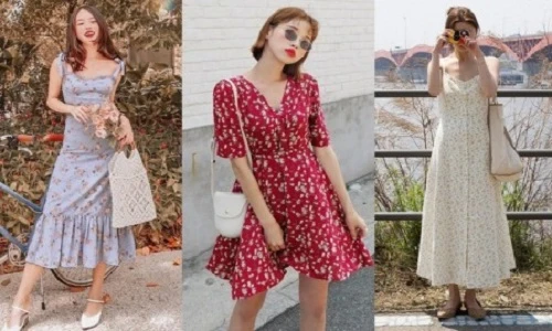 Loạt váy hoa mùa hè vừa xinh vừa mát cho nàng bánh bèo 