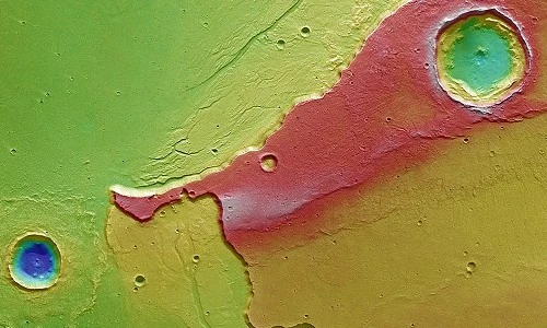 Phát hiện dấu tích nhiều kênh thoát lũ lớn trên sao Hỏa