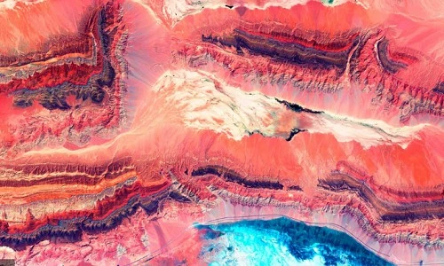Ấn tượng ảnh địa chất cực đẹp từ không gian
