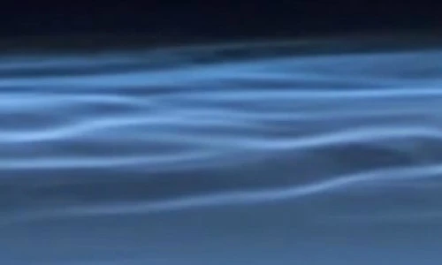 Ngắm chòm mây dạ quang kỳ lạ xuất hiện trên Nam cực