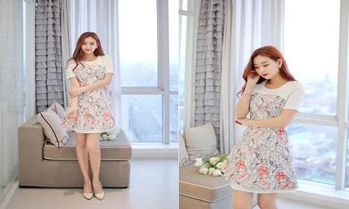 Mẫu váy liền thân đẹp “sang chảnh” cho chị em công sở