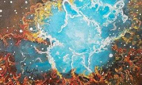 Ngỡ ngàng với loạt tranh vũ trụ đỉnh cao của Erva Lee Edler