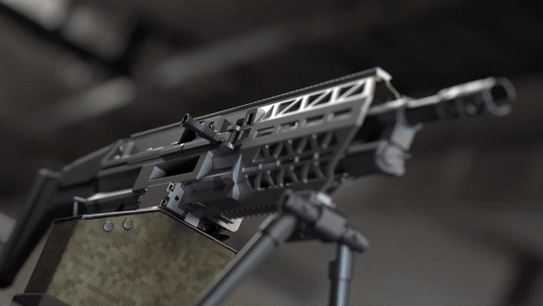 Trong suốt nhiều thập kỷ, súng máy dành cho bộ binh luôn bộc lộ nhược điểm là trọng lượng thường nặng gấp hai, ba lần súng trường tấn công khiến cho việc cơ động rất khó khăn.