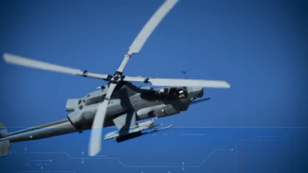 Trực thăng tấn công AH-1Z của Thủy quân lục chiến đang được trang bị các loại tên lửa đối đất AGM-114 Hellfire AGM-179 (JAGM) với tầm bắn tối đa 6 và 4 hải lý (chỉ hơn 11 và 8 km).