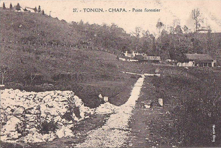 Trạm kiểm lâm ở Sapa.