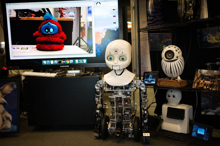 Họ cố gắng sản xuất loại robot giống người thật, có biểu cảm và trông tự nhiên nhất.