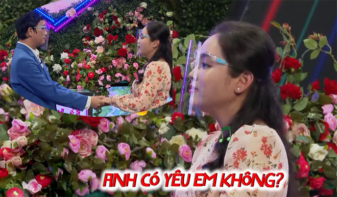 Sau khi nắm tay trao cảm xúc và nói những câu thơ kèm lời hát ngọt ngào, cặp đôi đã bấm nút nhanh như chớp trong niềm vui của ông bà mối.