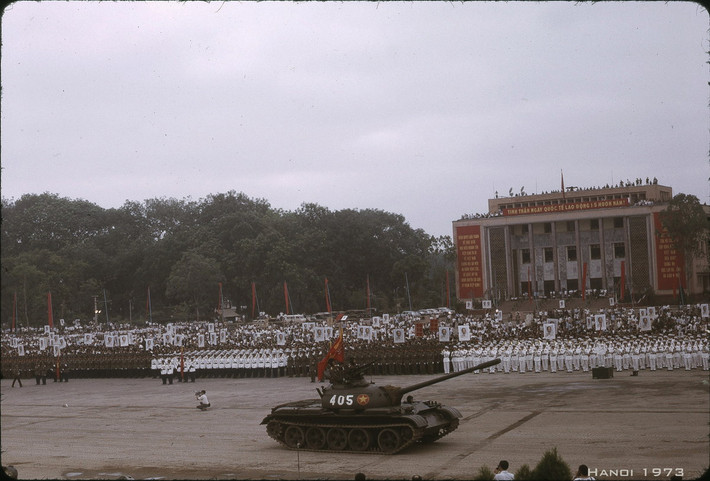 Xe tăng T-54 của lực lượng tăng - thiết giáp.