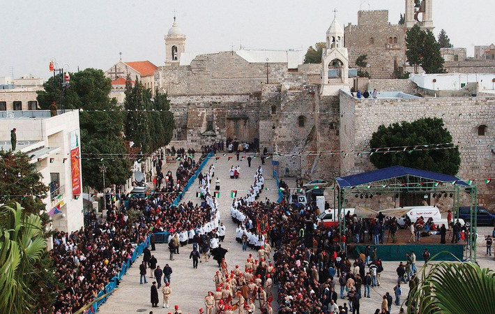 Năm 2012, khu phức hợp nhà thờ Giáng Sinh đã trở thành địa điểm đầu tiên của Palestine được UNESCO công nhận là Di sản thế giới. Ảnh: Britannica.