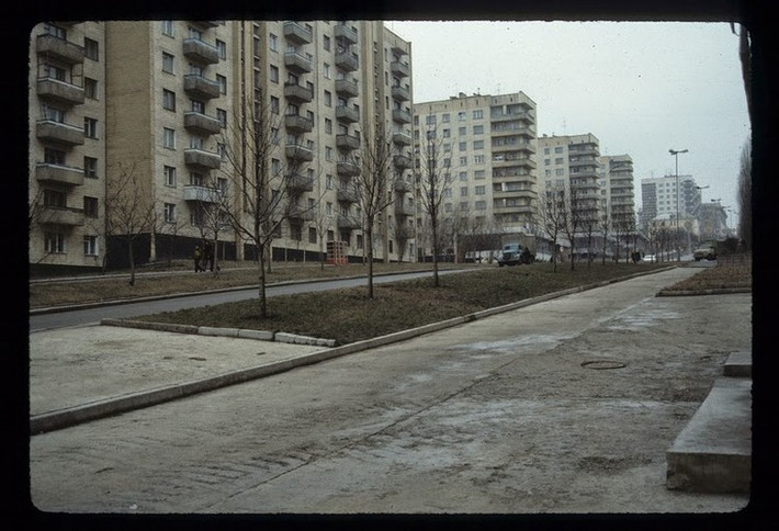 Những tòa nhà chung cư phong cách Liên Xô ở Donetsk.