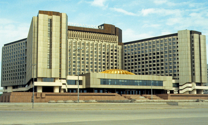 Khách sạn Pribaltiyskaya ở Leningrad.