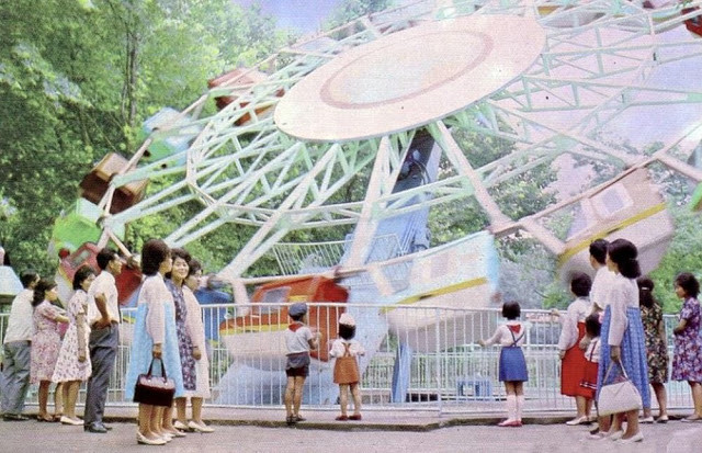 Khu giải trí Taesongsan năm 1980. Ảnh: Retro DPRK.